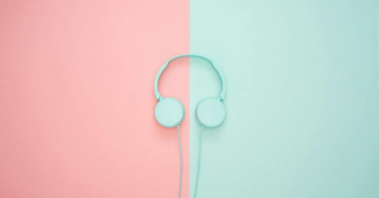 Headphones - Blue Headphone