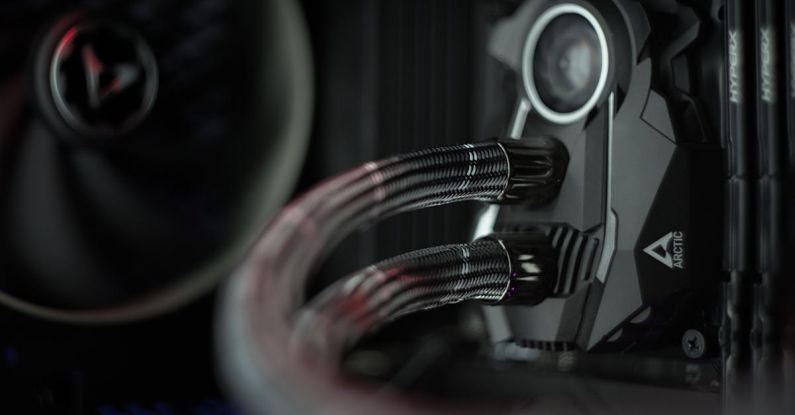 CPU Coolers - Close Up Photo of an Arctic Liquid Freezer for Computer
