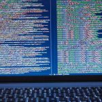 Open Source - Black Laptop Computer Turned on Showing Computer Codes