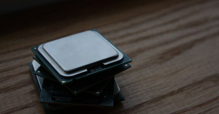 AMD - Pile of Computer Processing Units