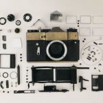 Components - Dslr Camera Flat Lay