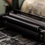 Printers - Green and Black Industrial Machine