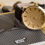 Warranties - A Mont Blanc Wristwatch with Warranty Card and Guide Book