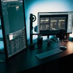 Gaming PC - Black Flat Screen Computer Monitor